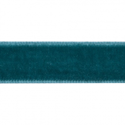 Лента бархатная нейлон, шир.12 мм, (упак. 45,7м), цв.65-изумруд - купить в Рыбинске. Цена: 392 руб.