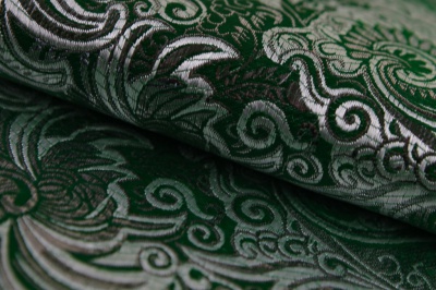 Ткань костюмная жаккард, 135 гр/м2, шир.150см, цвет зелёный№4 - купить в Рыбинске. Цена 441.94 руб.