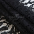 Кружевное полотно #2307, 145 гр/м2, шир.150см, цвет чёрный - купить в Рыбинске. Цена 449.07 руб.