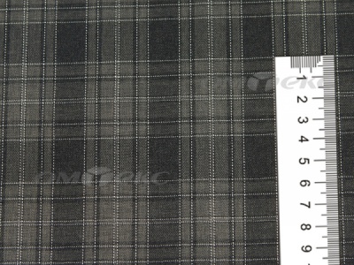 Ткань костюмная клетка 25235 2004, 185 гр/м2, шир.150см, цвет серый/бел - купить в Рыбинске. Цена 