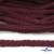 Шнур плетеный d-6 мм круглый, 70% хлопок 30% полиэстер, уп.90+/-1 м, цв.1070-бордовый - купить в Рыбинске. Цена: 588 руб.